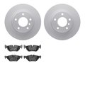 Dynamic Friction Co 4502-31202, Geospec Rotors with 5000 Advanced Brake Pads, Silver 4502-31202